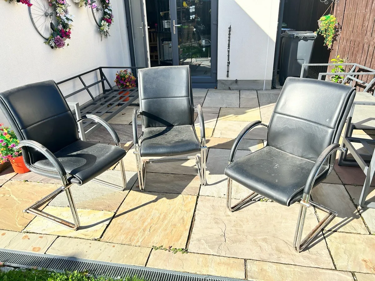 Leather chairs - Image 1
