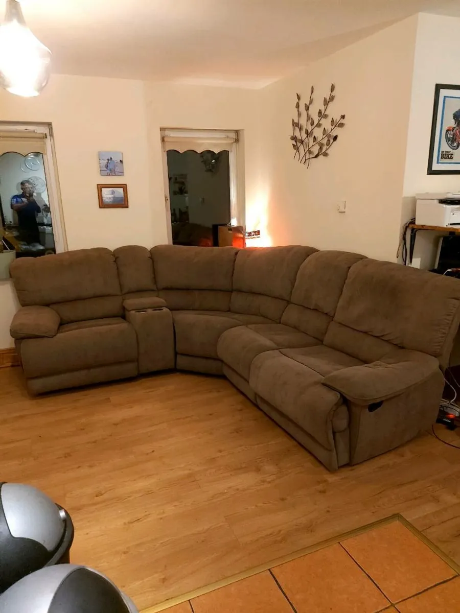 Corner sofa Couch recliner. - Image 1