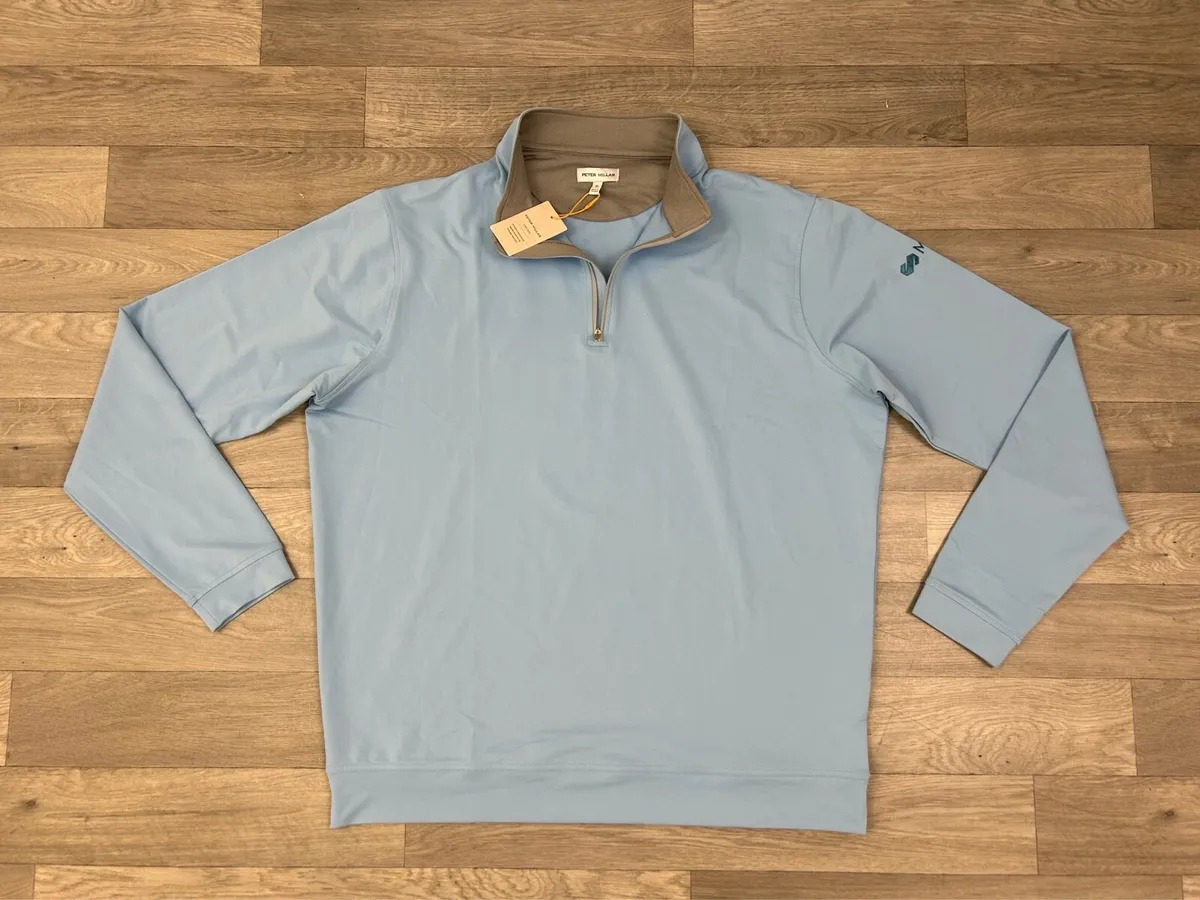 NEW Peter Millar Half Zip Golf Jumper Mens XL - Image 1