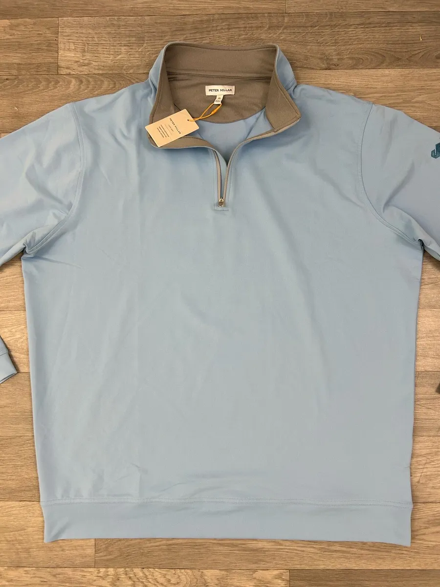 NEW Peter Millar Half Zip Golf Jumper Mens XL - Image 2
