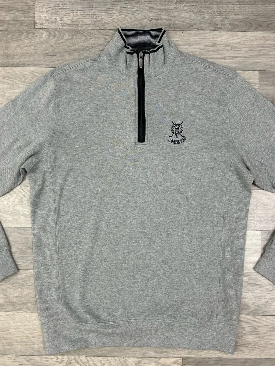Bobby Jones's St Andrews Half Zip Golf Jumper M - Image 2
