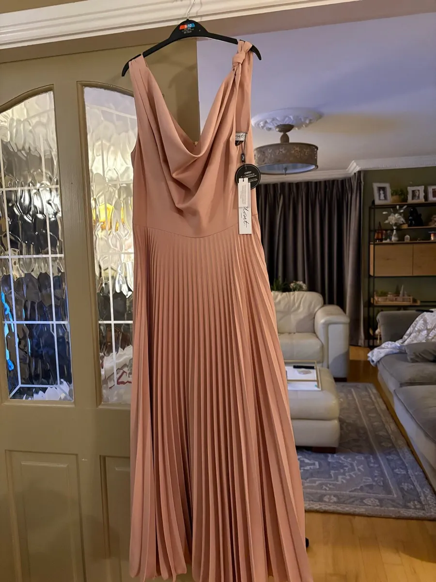 BNWT beautiful blush maxi dress size 8 - Image 1