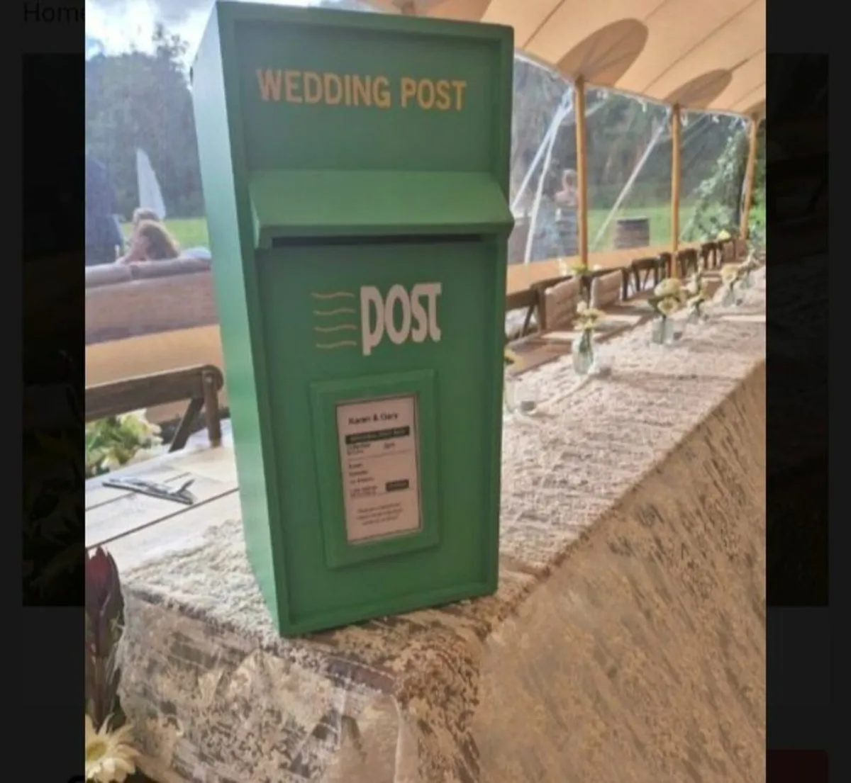 Wedding Postbox for hire in Waterford - Image 1