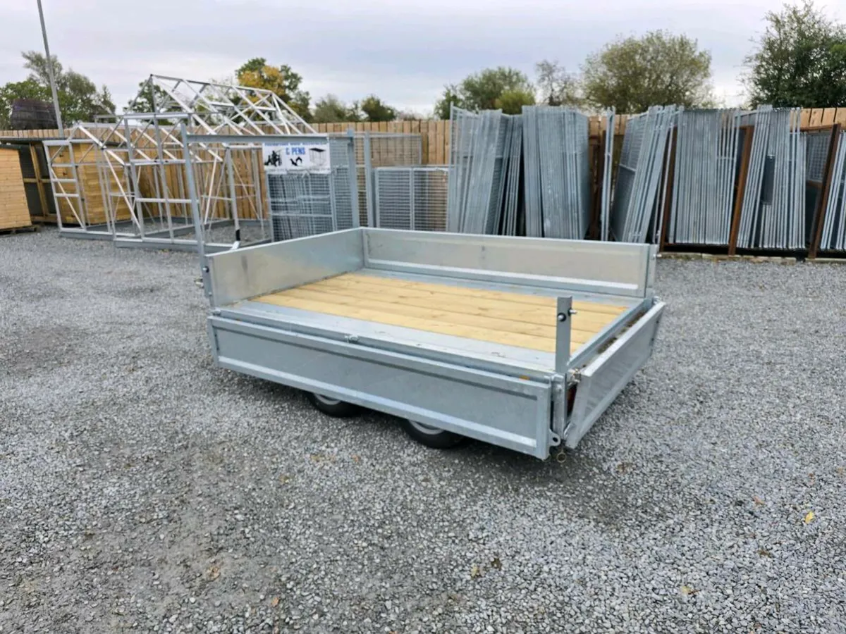 New Dale kane 8x5ft builders dropside trailer - Image 2