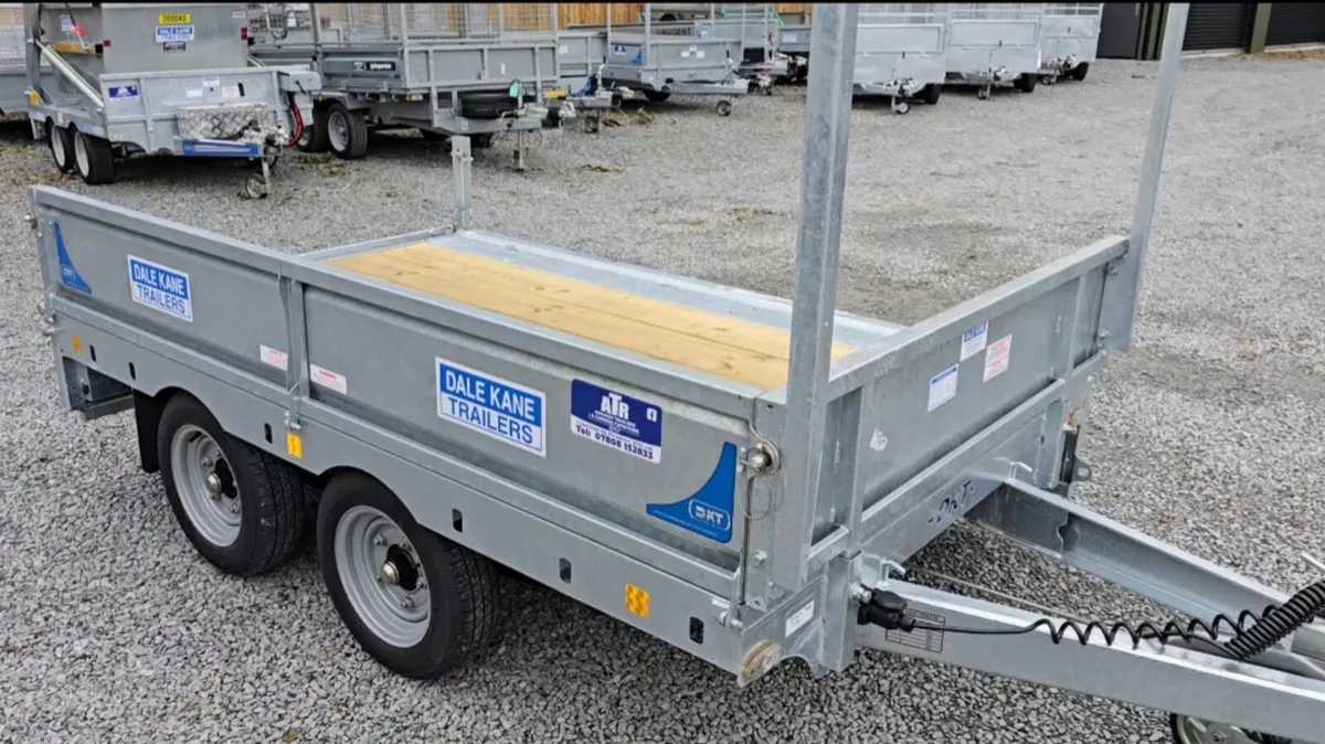 New Dale kane 8x5ft builders dropside trailer - Image 3