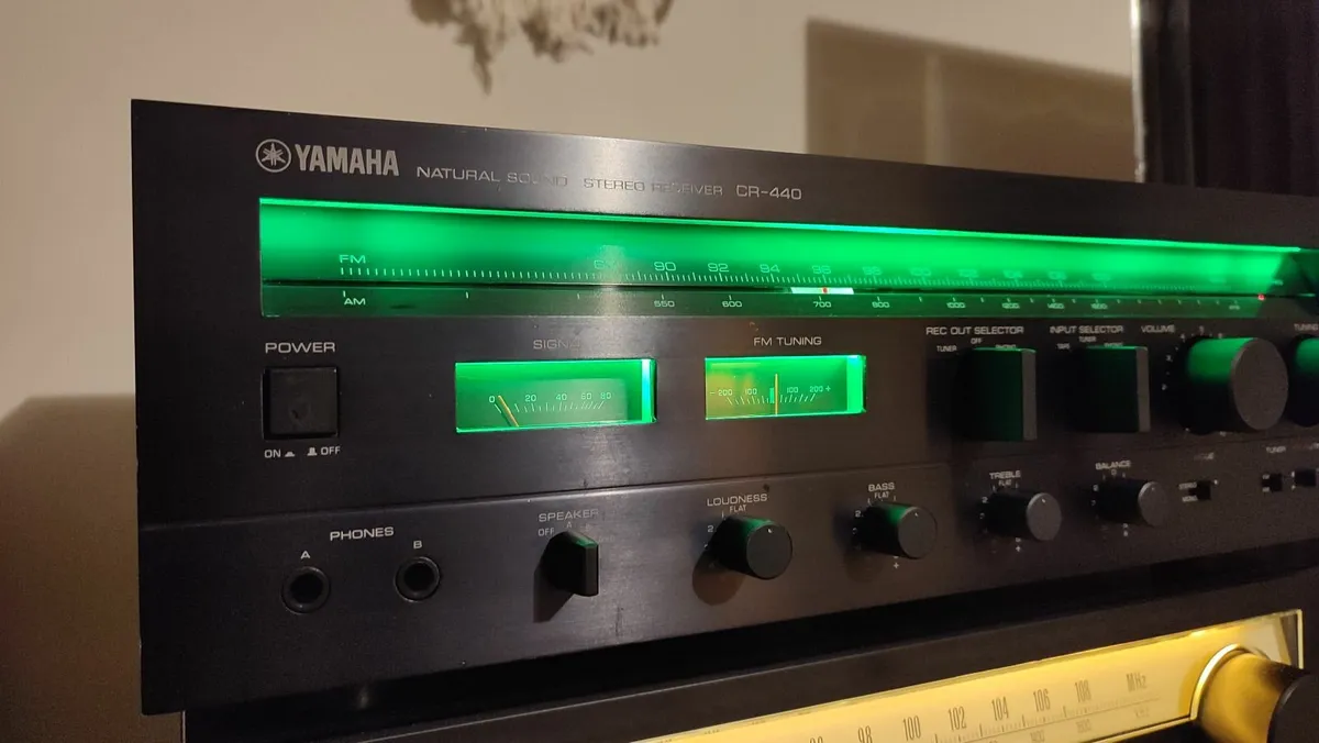 YAMAHA CR-440 Receiver/amplifier. Recaped&upgraded - Image 1