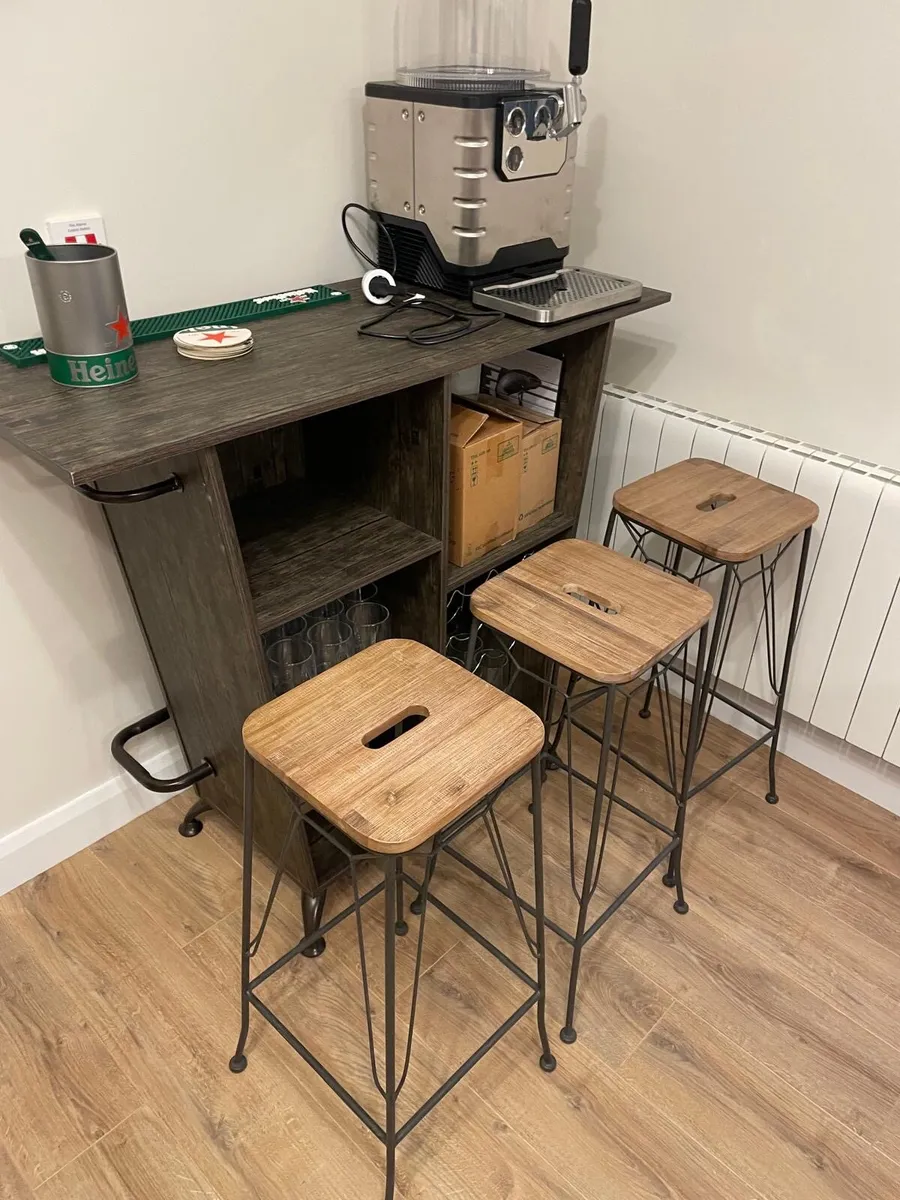 Home bar & bar stools for sale - Image 3