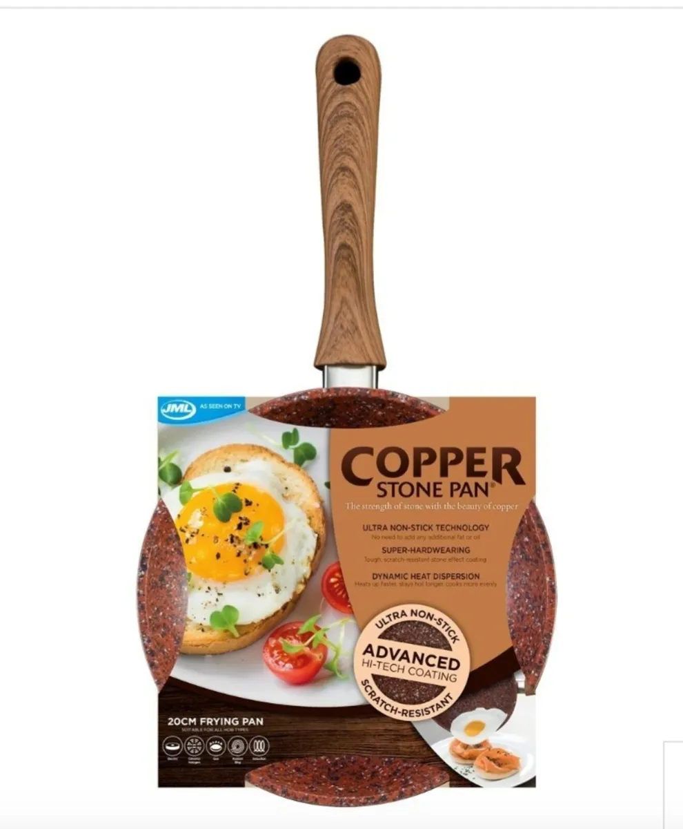 Copper Stone Pan As New - Image 1