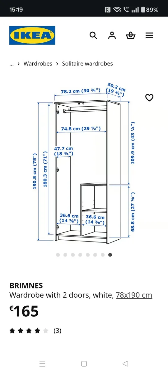 Wardrobe Brimnes - Image 3