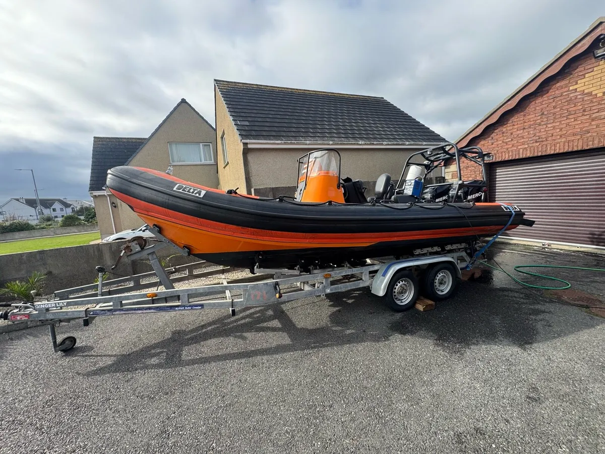 DELTA RIB WITH TWIN 90HP MERCURY OPTIMAX’S - Image 2