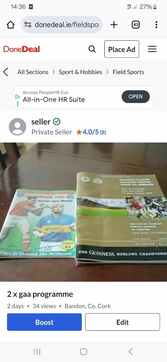 2 x gaa programmes