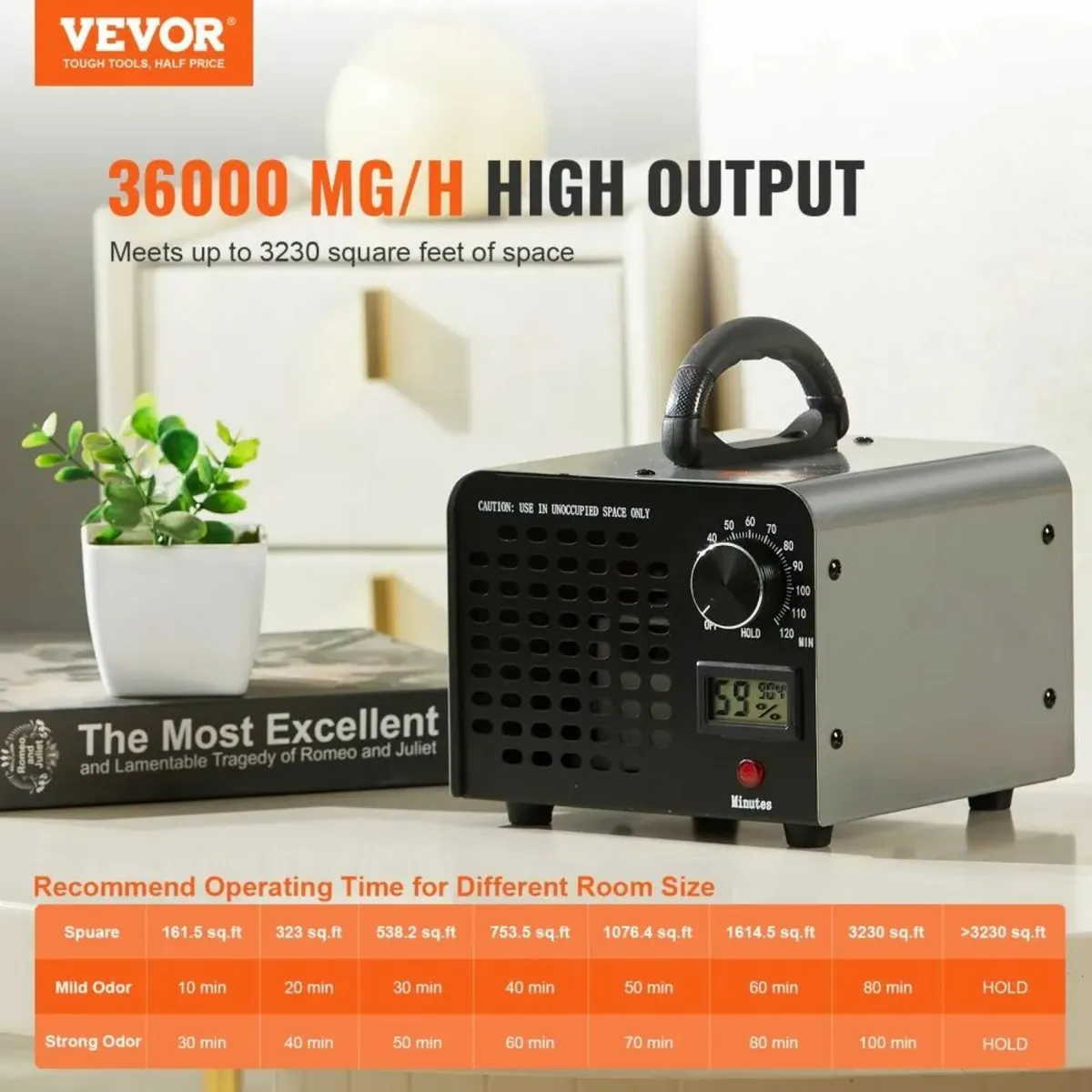 Ozone Generator 36000mg/h  Machine Odor Remover - Image 2