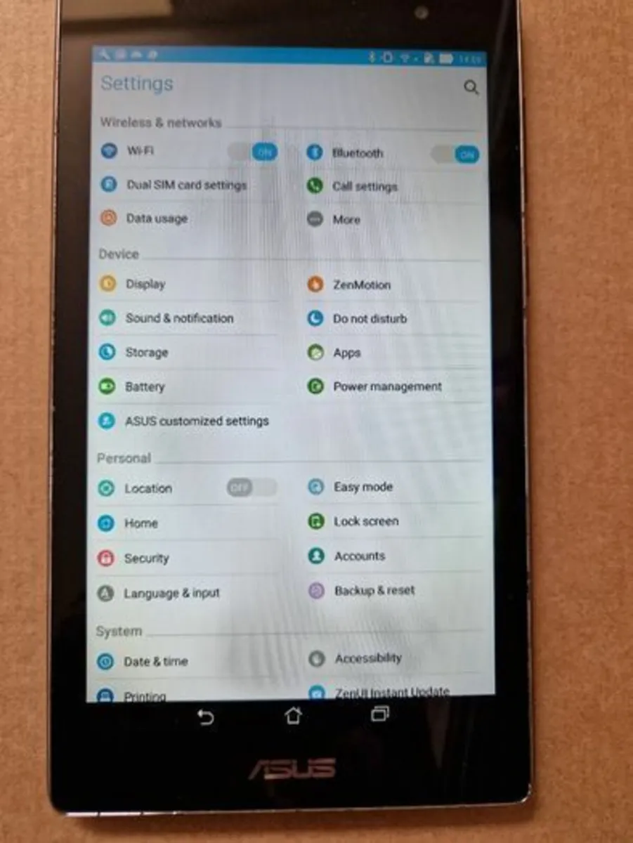 Asus ZenPad Tablet, 7 inch, 16 GB Model P01Y - Image 4