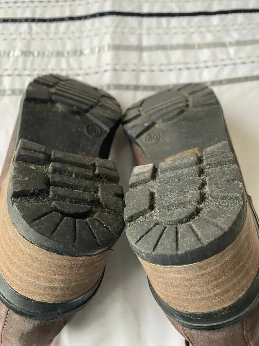Wendel Ankle Boots, Size 40, Brown Suede - Image 3