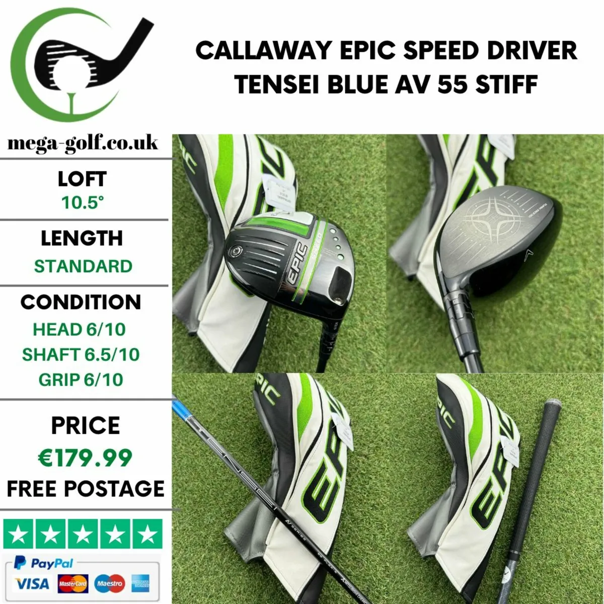 Callaway Epic Speed Driver / 10.5° / Stiff - Image 1
