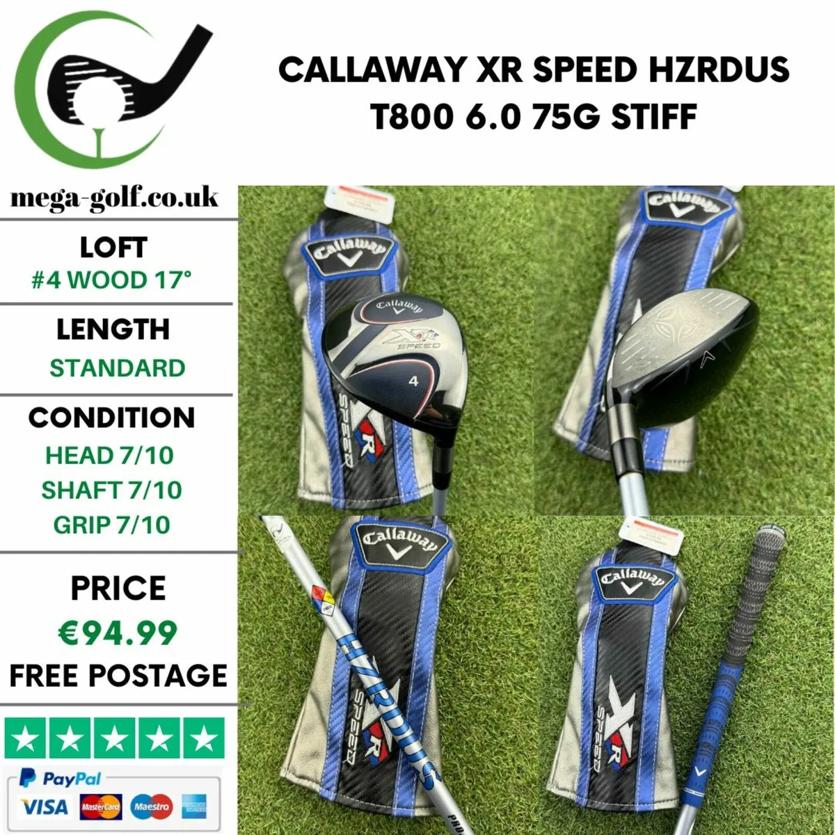 Callaway XR Speed #4 Wood 17° / Stiff - Image 1