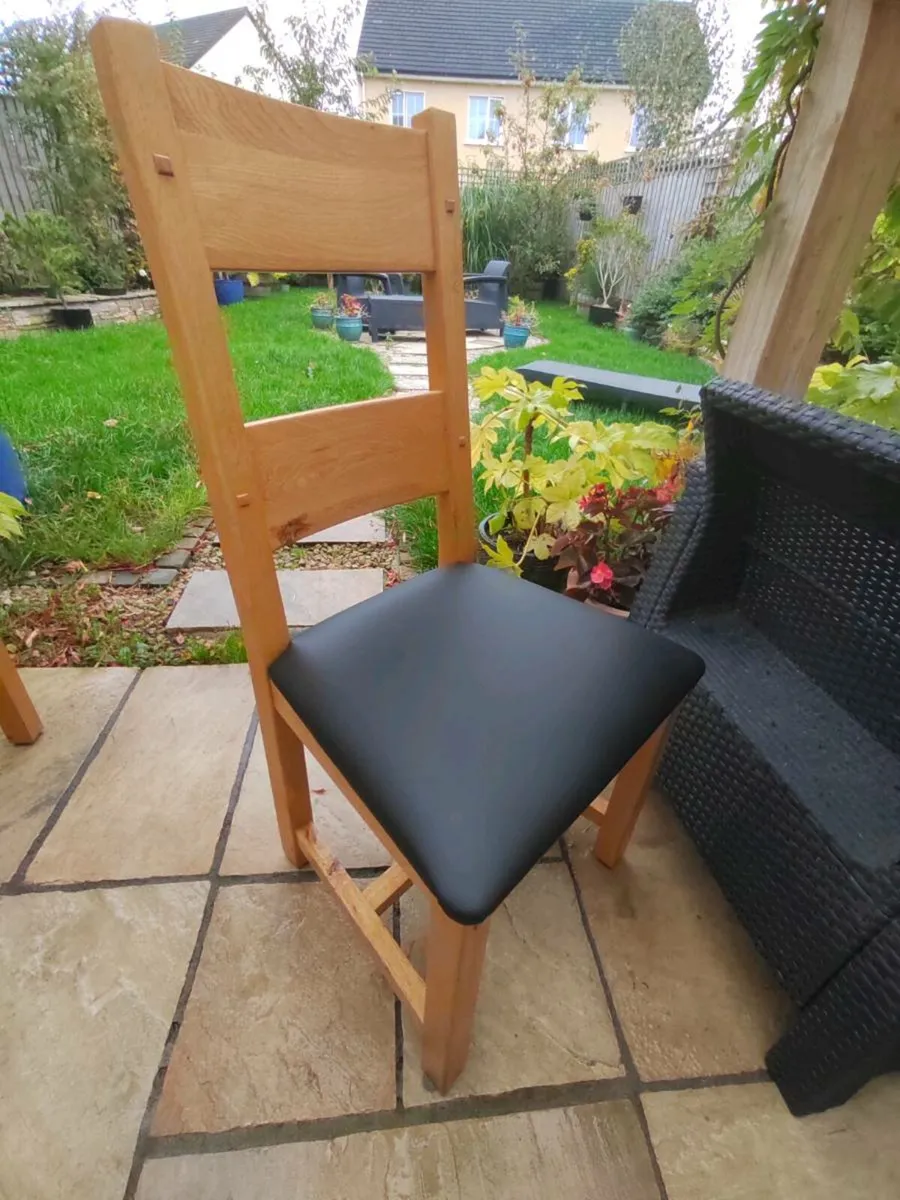 6 kitchen dining chairs - Image 2
