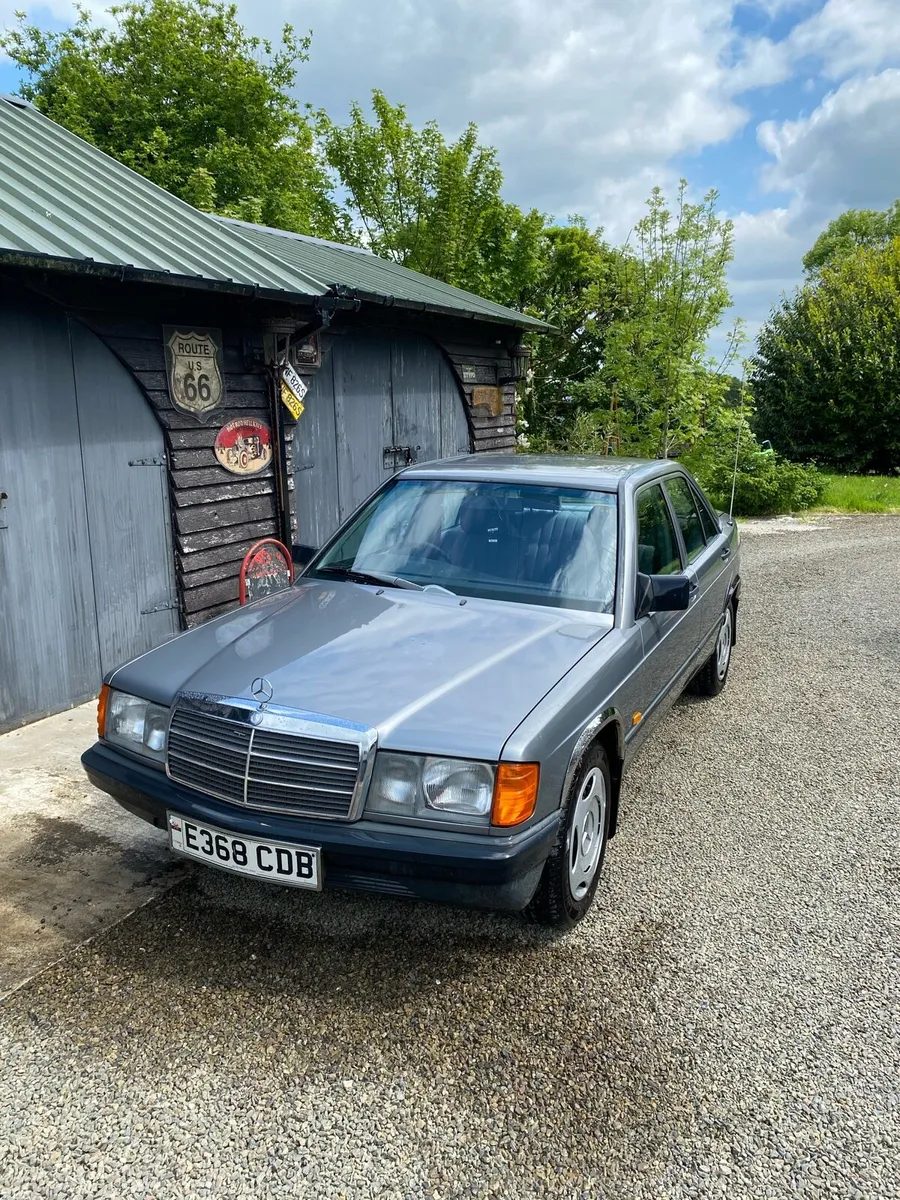 Mercedes Benz 190e low mileage Irish plates - Image 1