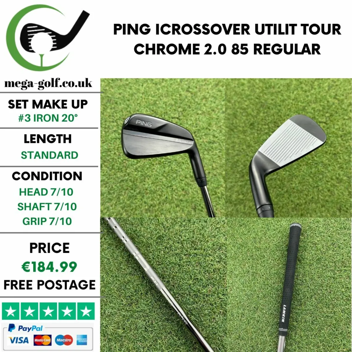 Ping iCrossover Utility #3 Iron 20° / Regular - Image 1