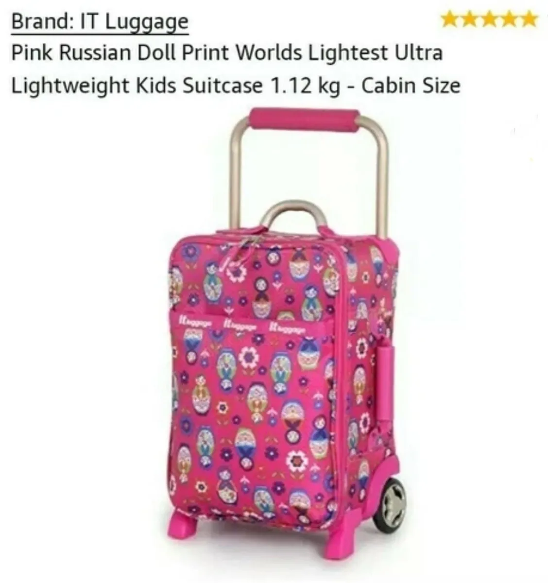 IT Kids cabin/underseat Luggage x 2 - Image 1
