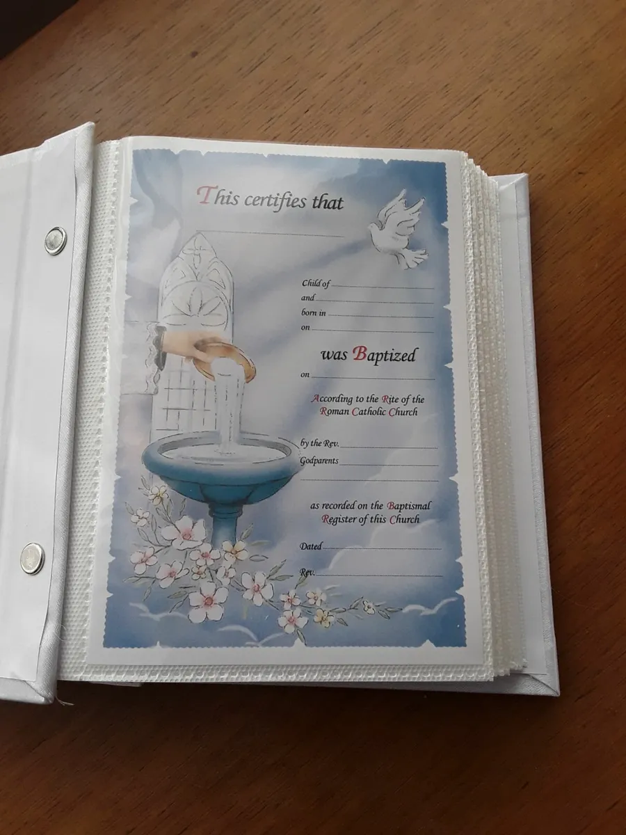 Brand new baby boy christening album - Image 3