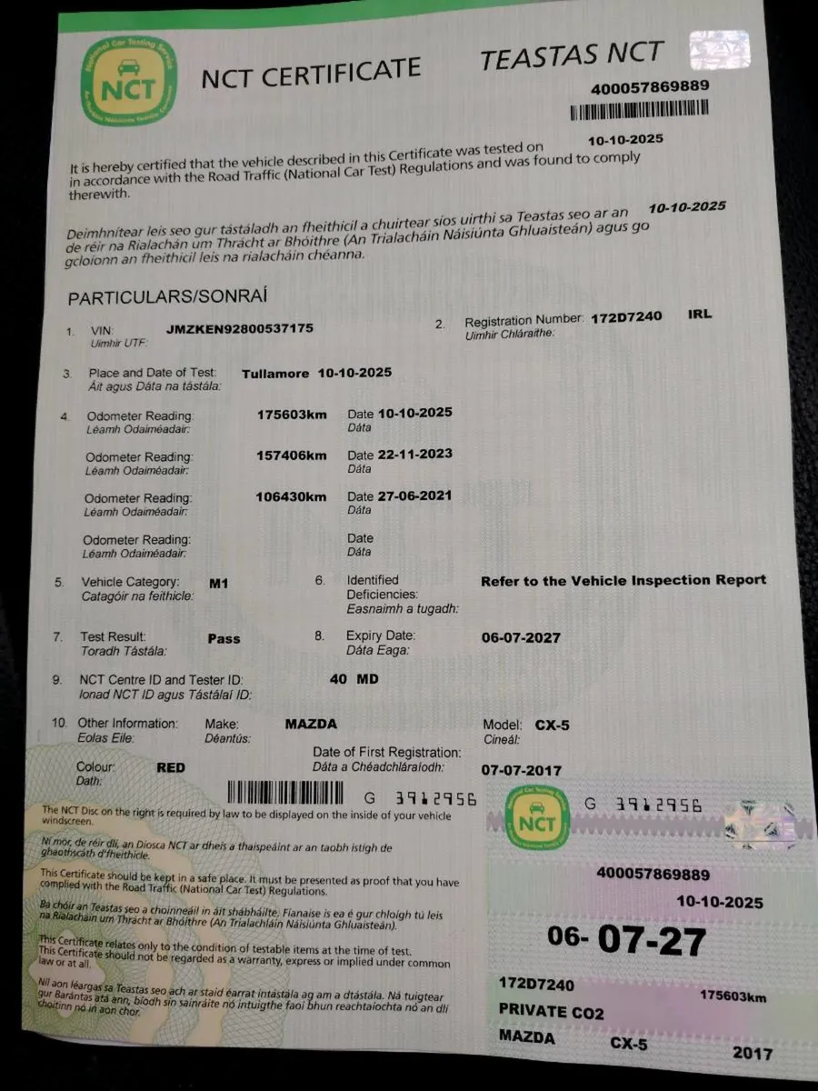 NCT, Mazda CX-5 2017, Platinum A, AWD, Auto, 175PS - Image 1