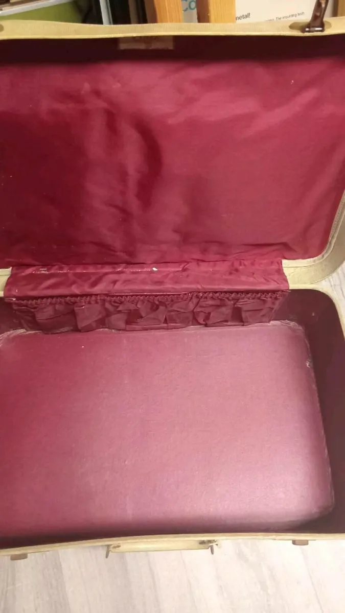 3 vinyl suitcases - Image 4