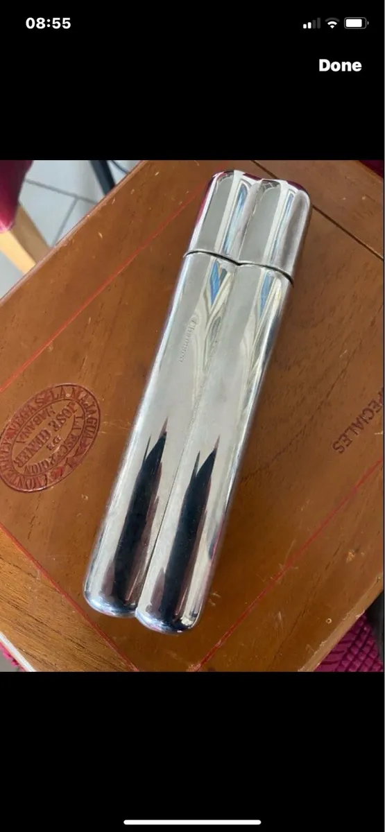 Metal Chamaco Cigar Double Tube - Image 1
