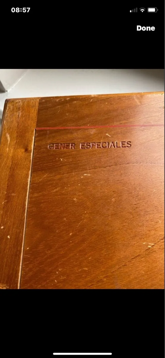Vintage Cigar Timber Box - Image 3