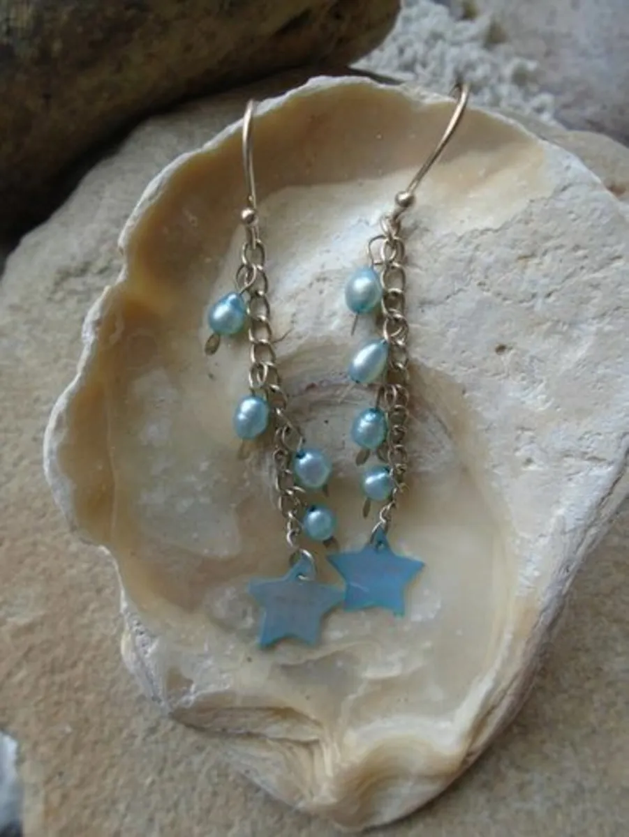 Pearl/silver earrings, Jewellery, Drop earrings - Image 3