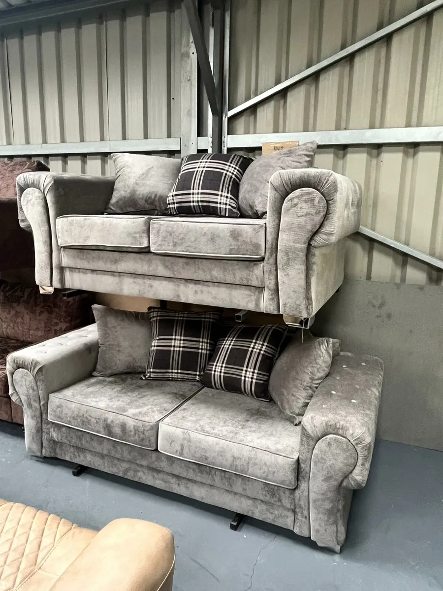 Nicole fabric suite sofa - Image 2