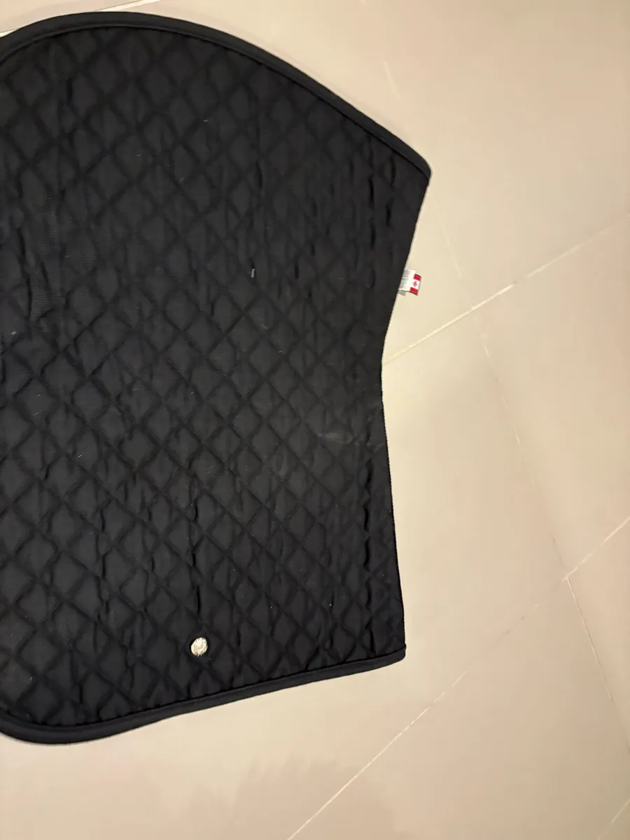 Ogilvy  Black saddle pad - Image 2