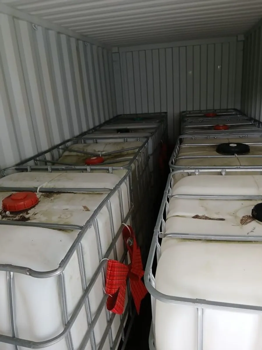 8x IBC 1000lt sump pallet - Image 1