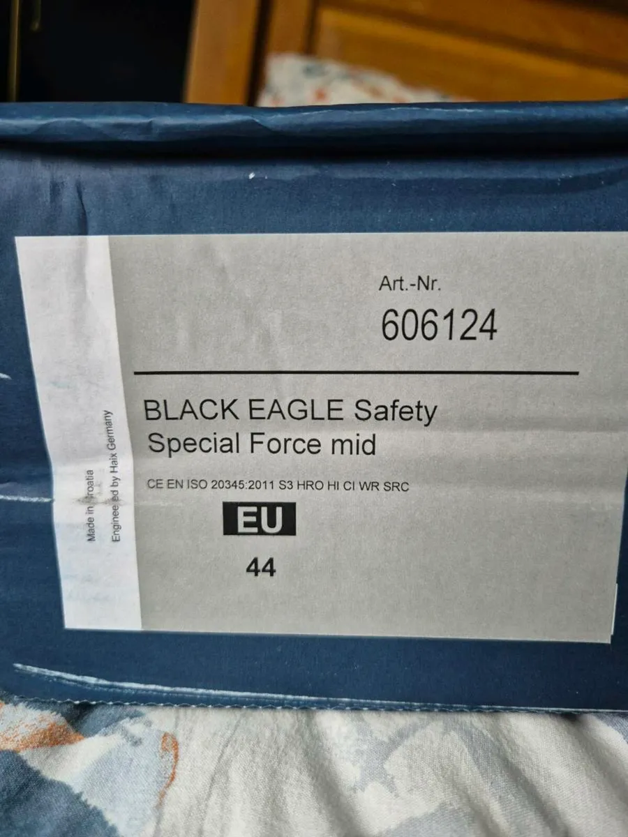 Haix Black Eagle Work Boots EU 44 - Image 2