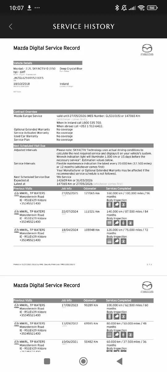 Mazda Mazda6 2018 - 1 year Mazda Warranty - Image 3