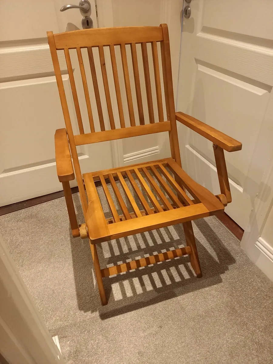 Wooden armchair - Image 1