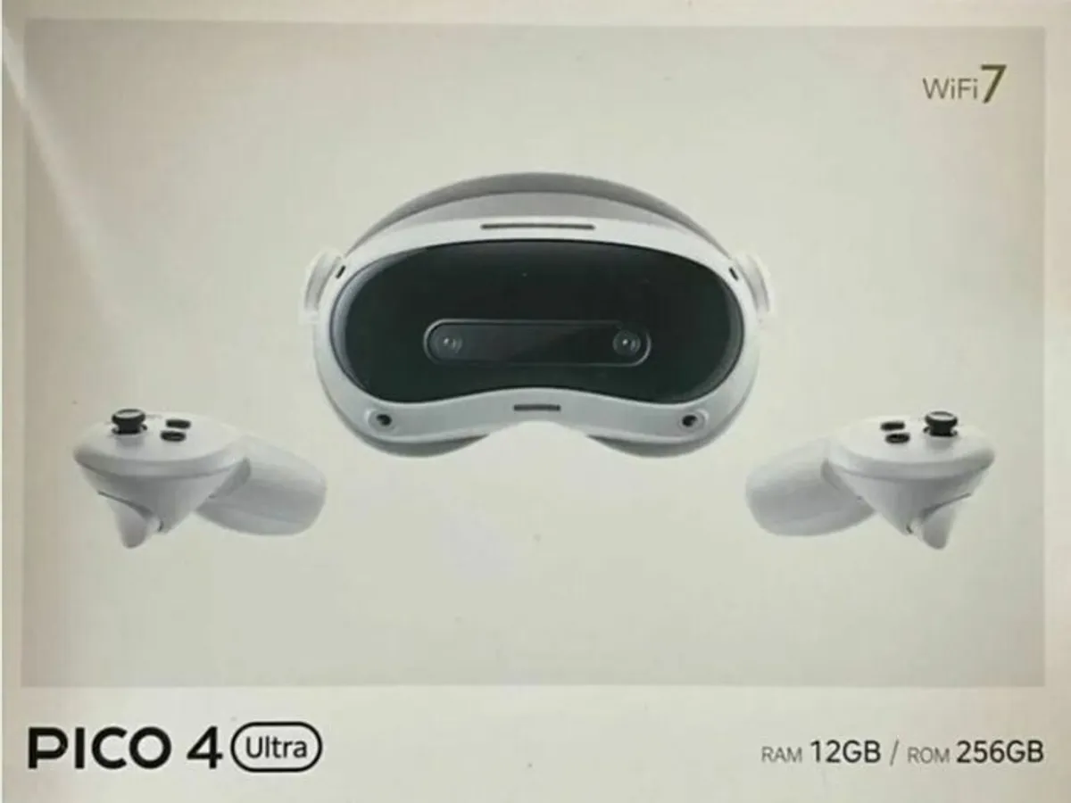 Original PICO 4 Ultra VR MR Headset 3D Wireless VR Brille 6DOF Virtual Reality 4K Display  Steam Games All-in-One - Image 4