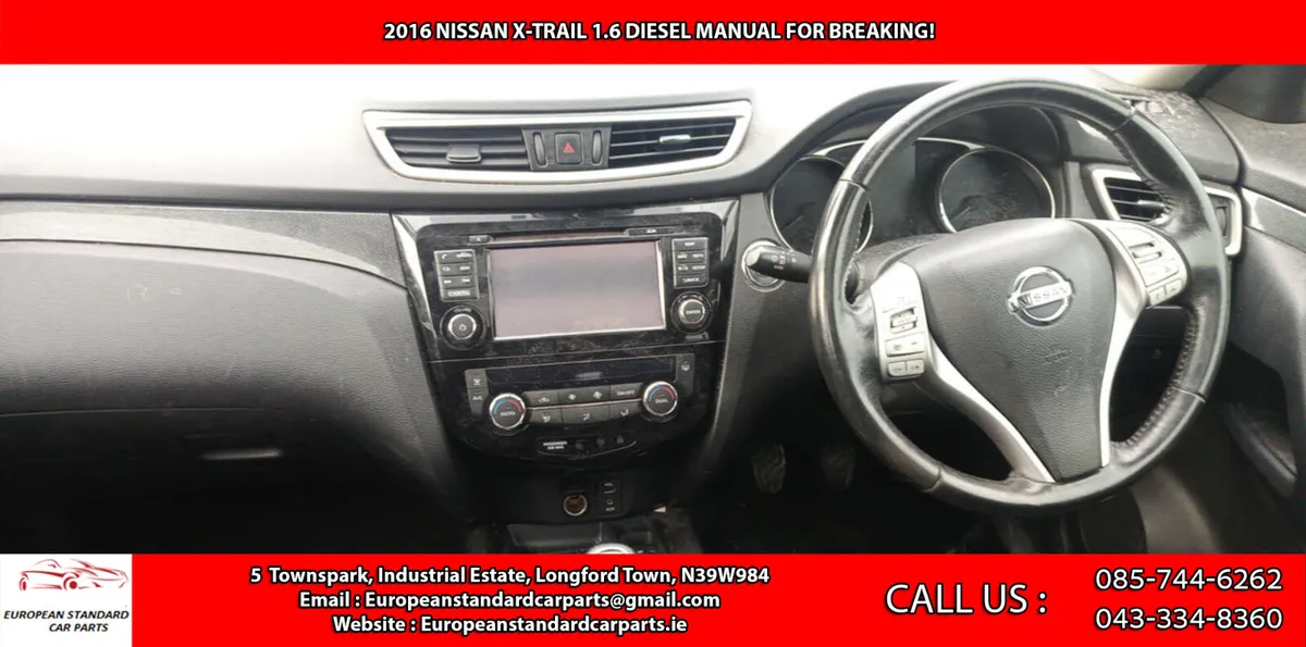 2016 NISSAN X-TRAIL 1.6 DIESEL FOR BREAKING - Image 4