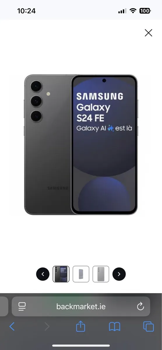 Brand new Samsung galaxy s24 fe graphite - Image 3