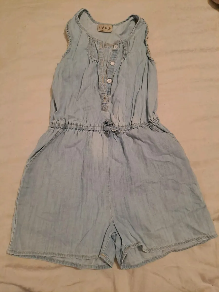 Next playsuit blue 6 year old - Image 1