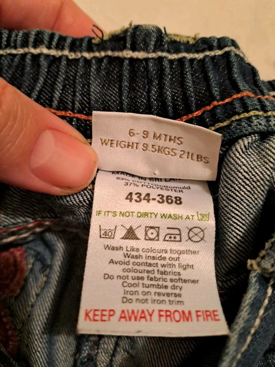 Next denim skirt 6 to 9 months - Image 3
