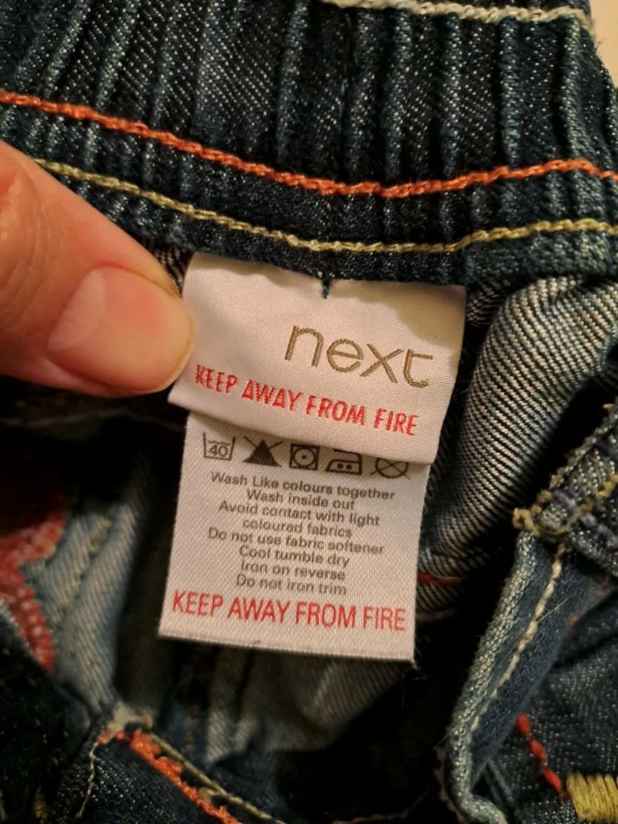 Next denim skirt 6 to 9 months - Image 4