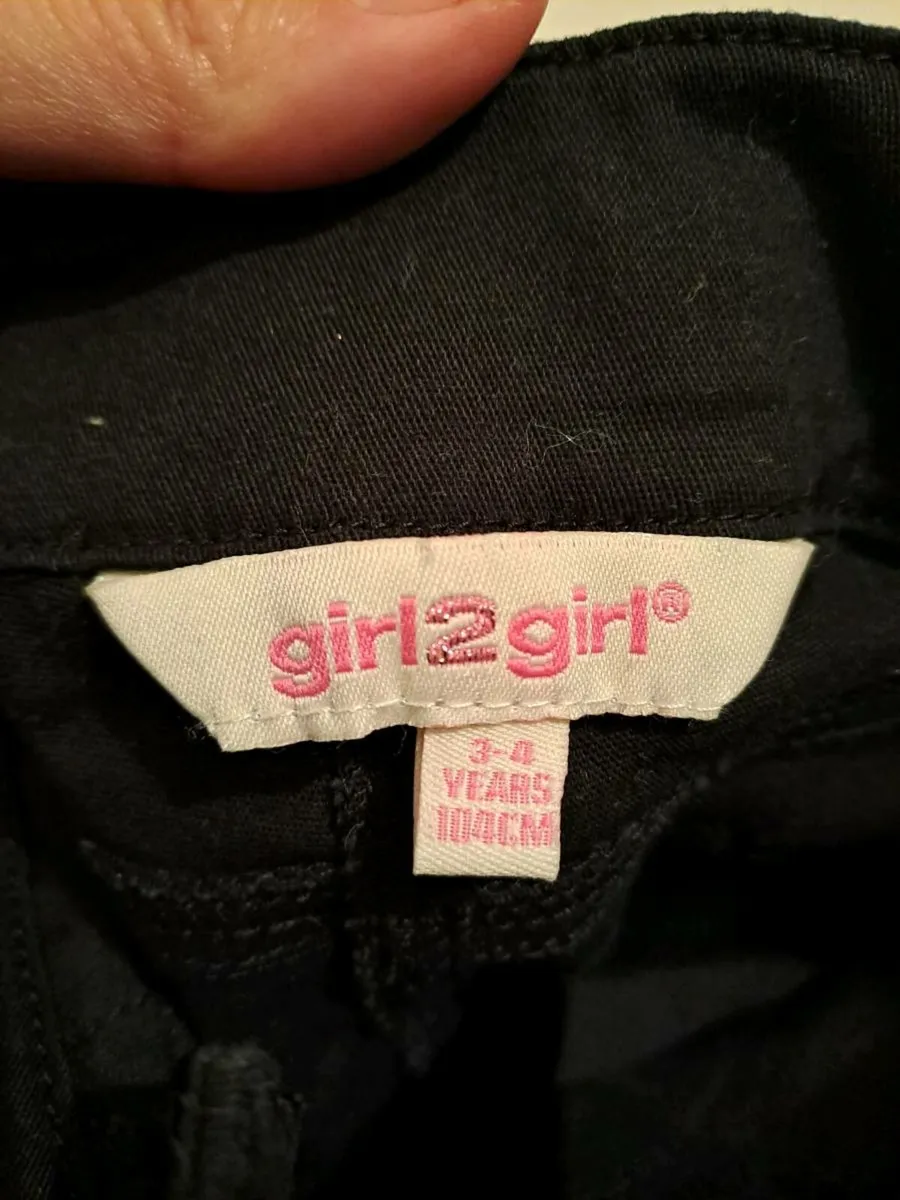 Jeans with belt Girl2Girl 3 - 4 y - Image 3