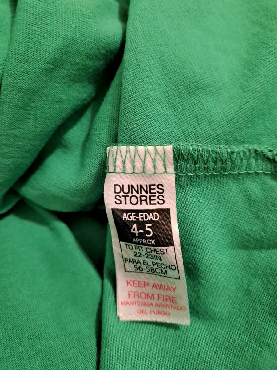 Dunnes dress green 4 to 5 y - Image 2