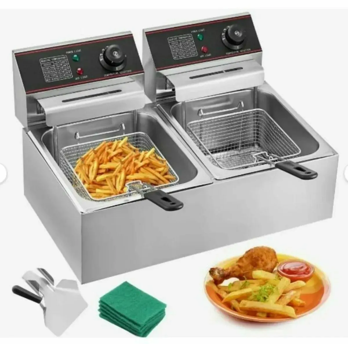 Deep Fryer 12L – Commercial Electric 5000W - Image 2