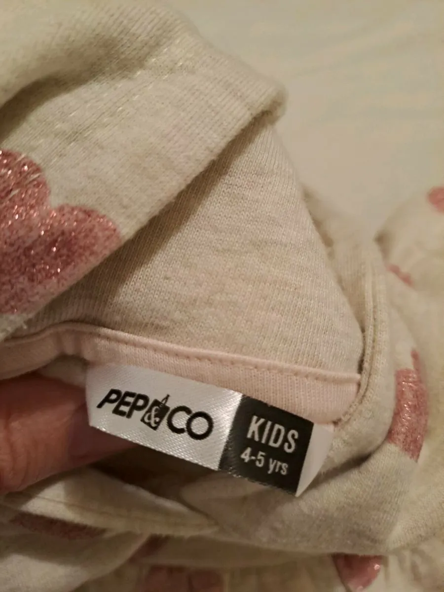 Pep&Co hoodie with hearts 4 - 5 y - Image 3