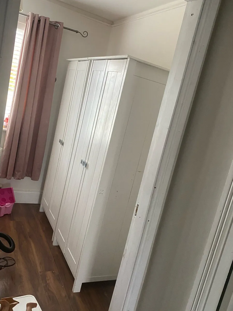 2 Wardrobes and Basket Stand -FREE - Image 1