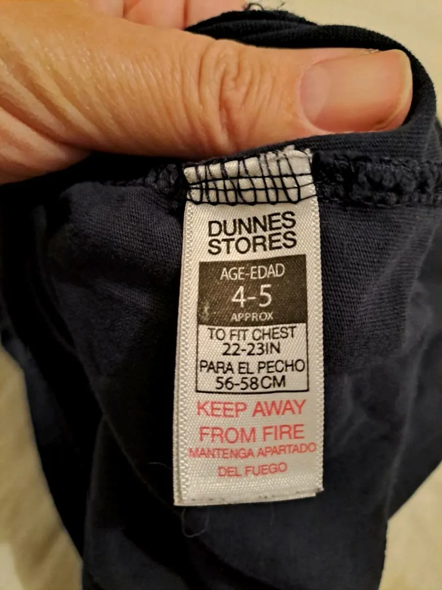 French blue shirt Dunnes 4 - 5 Y - Image 3