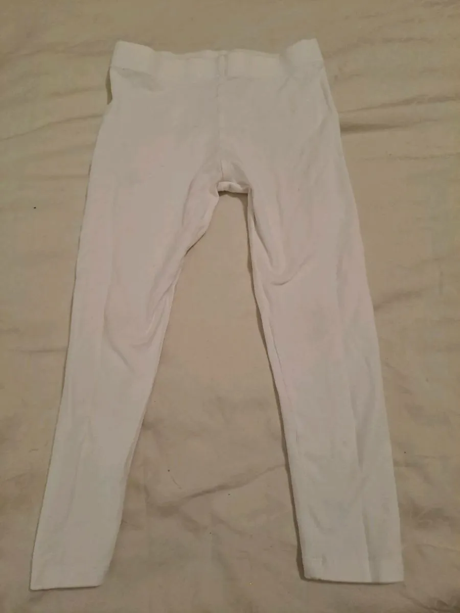 Next white leggings 5 y - Image 1