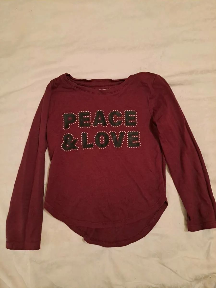 Member's Mark burgundy shirt 4 - 5 y - Image 1